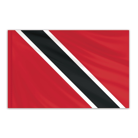 Trinidad And Tobago Indoor Nylon Flag 5'x8'